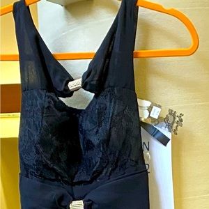 Black Kessley dress, S/M, maxi elegant evening wear.